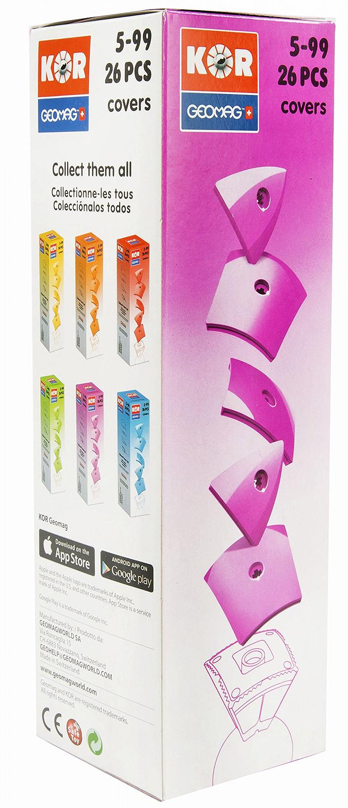 Игрушка-конструктор Geomag Kor Basic Cover Розовый, фото №2