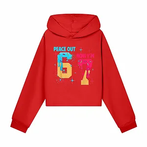 Детская толстовка с капюшоном 67 Six Seven Meme, худи с длинными рукавами и принтом 67, повседневные свободные толстовки, пуловер для активного отдыха для мальчиков и девочек, модная повседневная толстовка с капюшоном - Фото 1