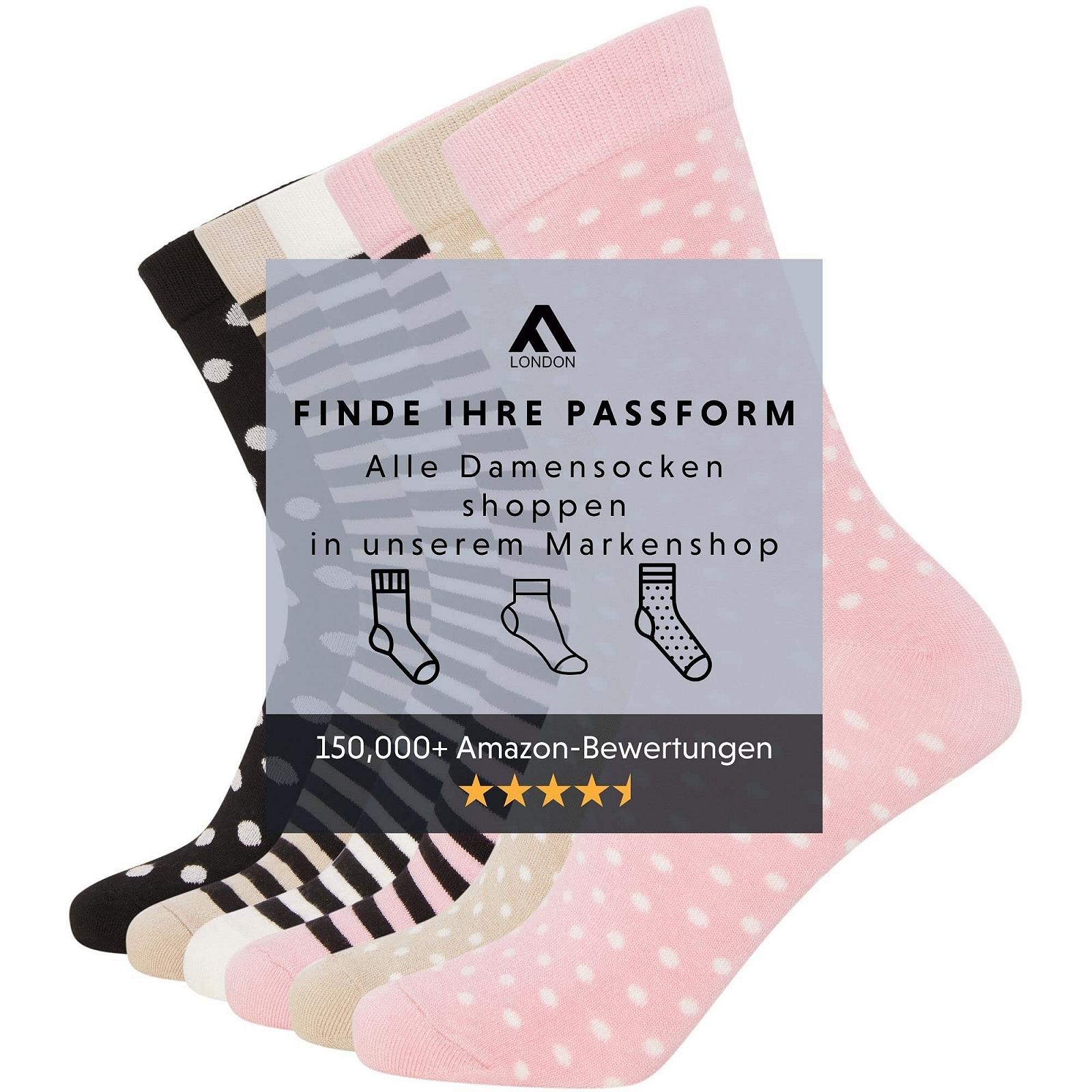 Носки Пятка и носок FM London Черный, Размер One Size (Размер производителя: 4-8), упаковка 12 шт, фото №5