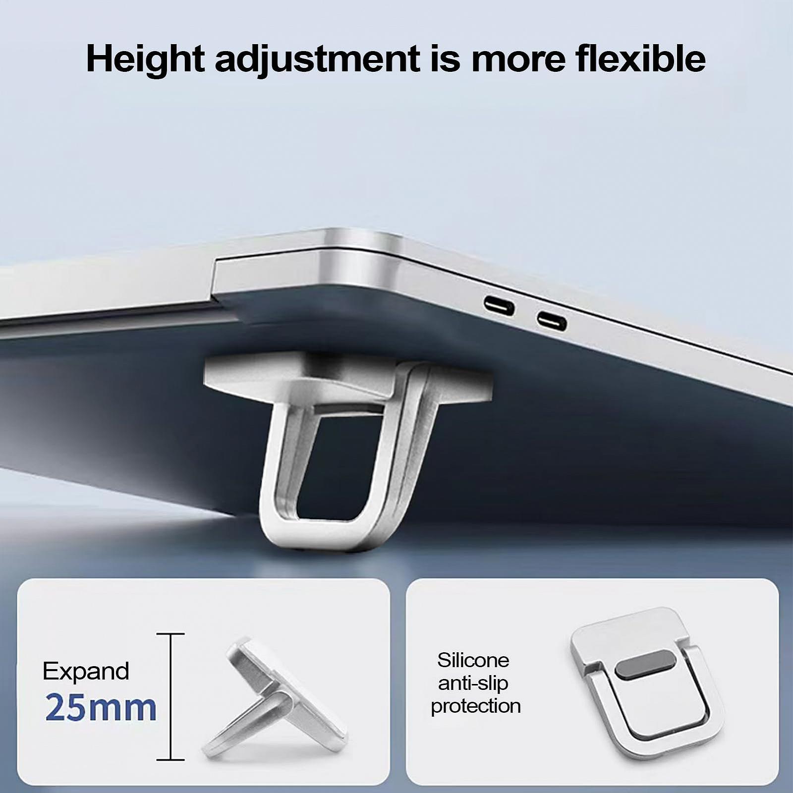 Подставка для ноутбука складная, портативная, невидимая, набор 2 штуки, фото №4