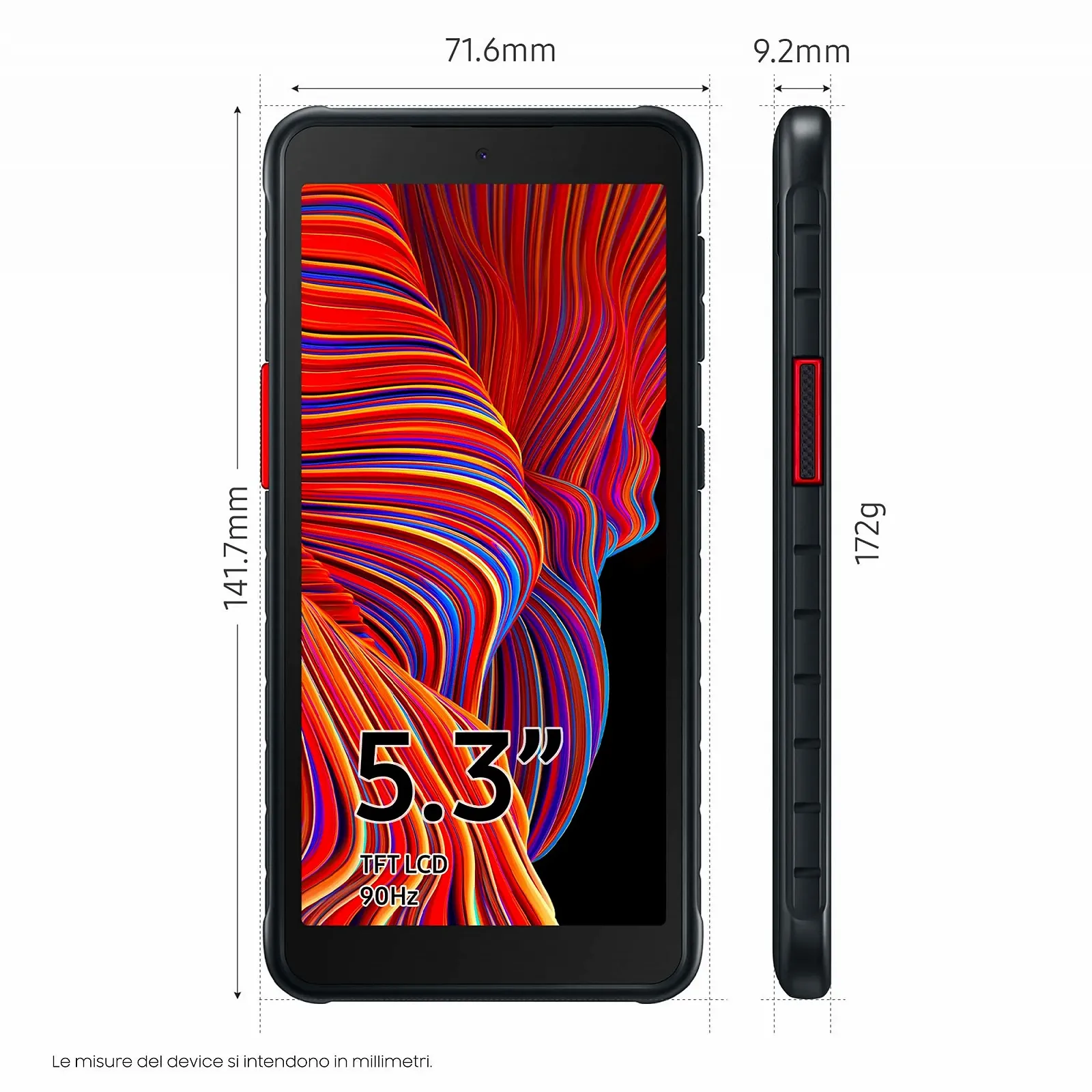 Смартфон Samsung Galaxy Xcover 5 EE 64 GB G525 Dual SIM Black, фото №3