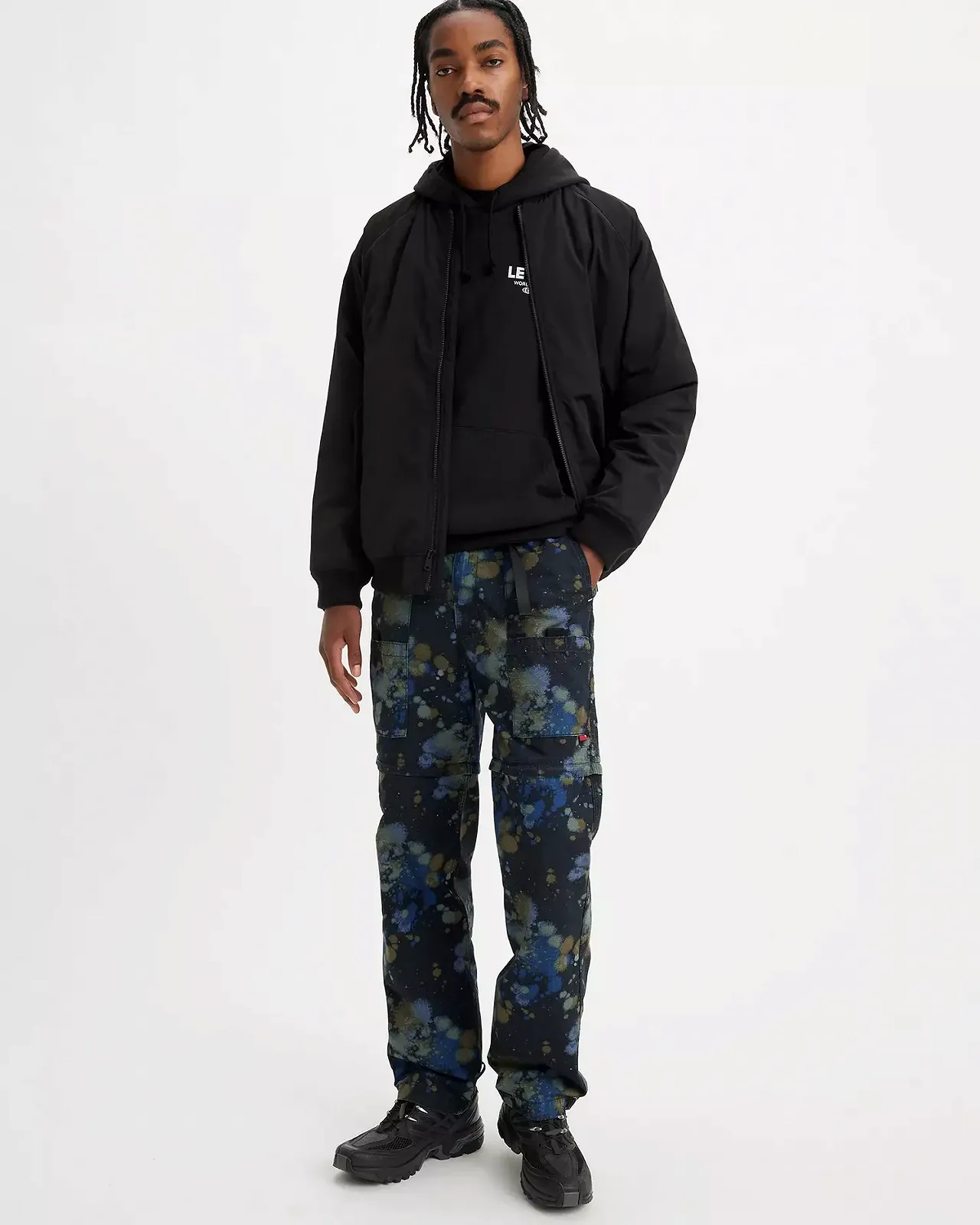 Мужские штаны Levis - Utility Zip Off Pant Splatter Paint Mete - M, фото №1