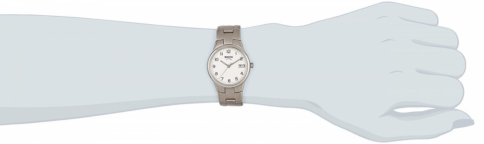 Женские часы Титан Boccia XS Аналоговый Кварц 3297-01 Серебряный/белый, Браслет, фото №2 Женские часы Титан Boccia XS Аналоговый Кварц 3297-01 Серебряный/белый, Браслет, фото №2