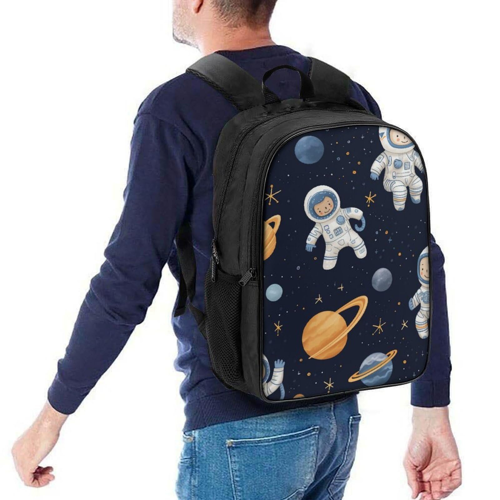 Рюкзак RSIUUODNF Astronaut 3D, дитячий, великий, 40x28x16 см, фото №5
