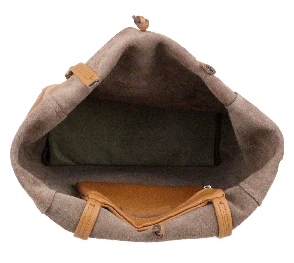 Женская сумка с открытым верхом Girly Handbags из натуральной кожи, фото №3