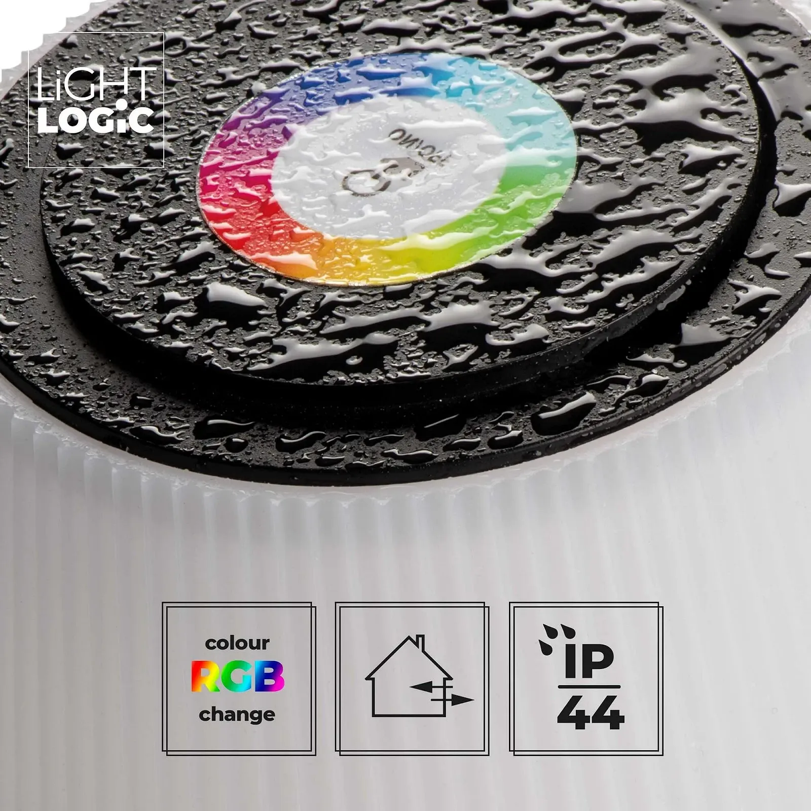 Настільна лампа LightLogic LL TOBR CCT+RGB B 66295 акумуляторна LED USB IP44 чорна, фото №5