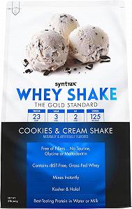 Протеин Syntrax Whey Shake 908 g Cookies Cream - Фото 1