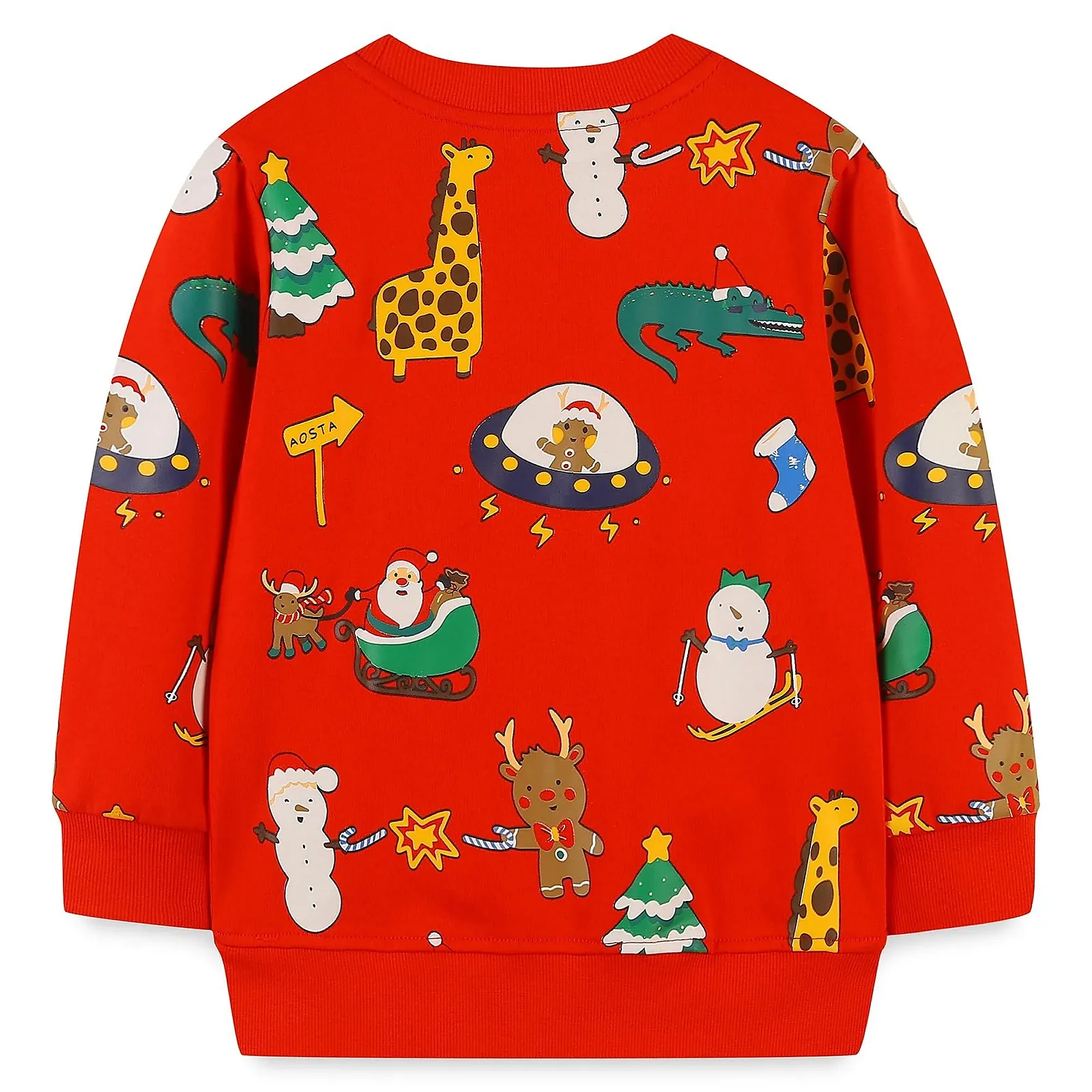Світшот CM-Kid Різдвяний для хлопчиків, дитячий пуловер з довгими рукавами, фото №5 Світшот CM-Kid Різдвяний для хлопчиків, дитячий пуловер з довгими рукавами, фото №5