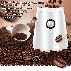 Электрическая кофемолка Fast Speed Electric Grain Mill для сои, кунжута, риса, фасоли, клейкого риса, чили, специй (Белый) synthetic.ua - Фото 1