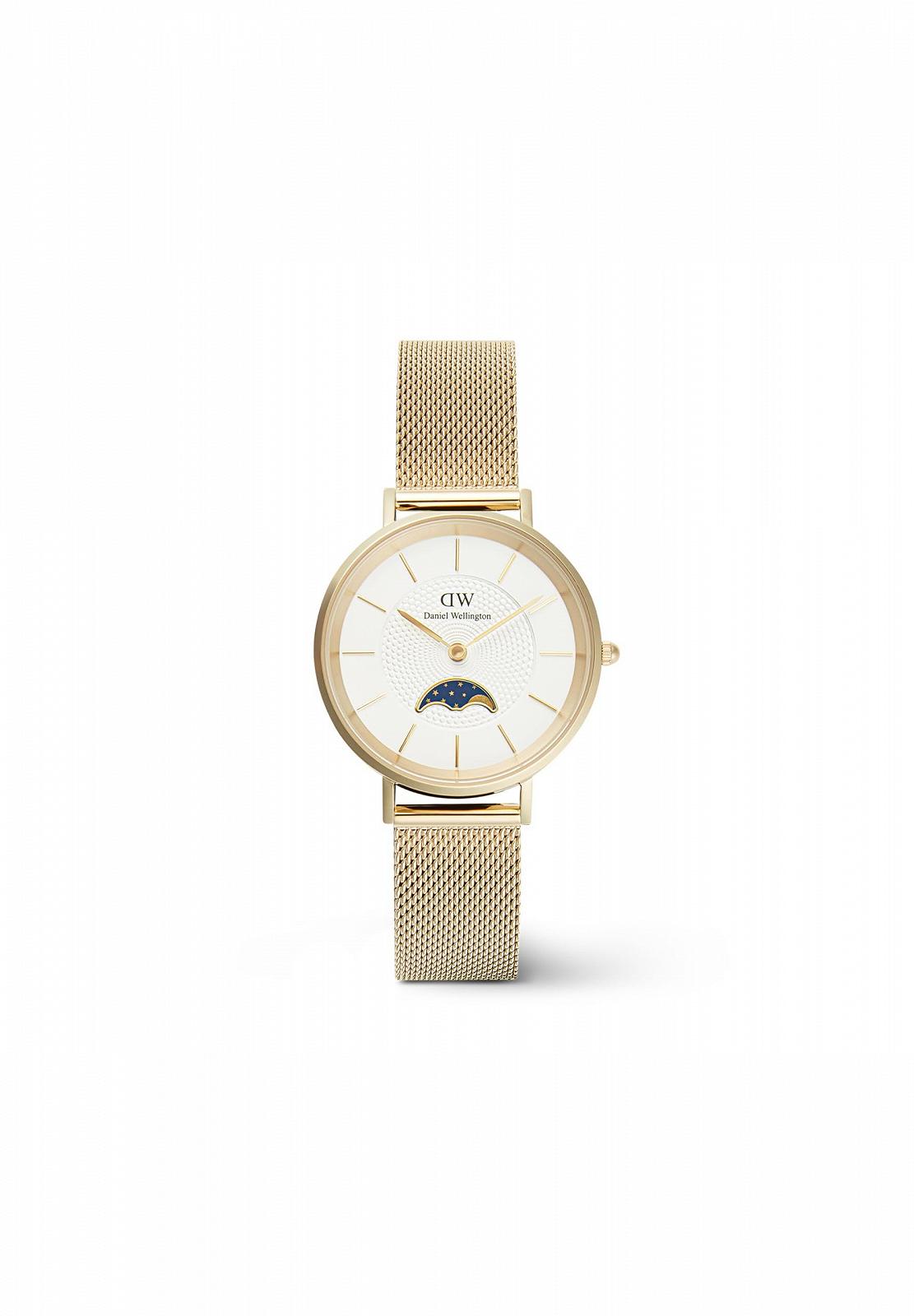 Женские часы Daniel Wellington Lune 32 мм, золотой, браслет, фото №1