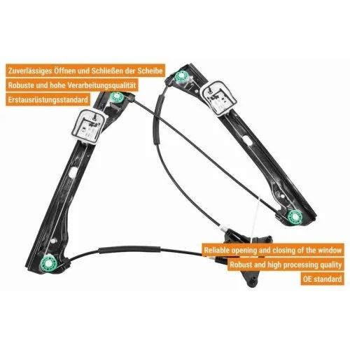 Склопідйомник VAICO V10-4838 Original VAICO Quality для SEAT SKODA VAG, фото №2