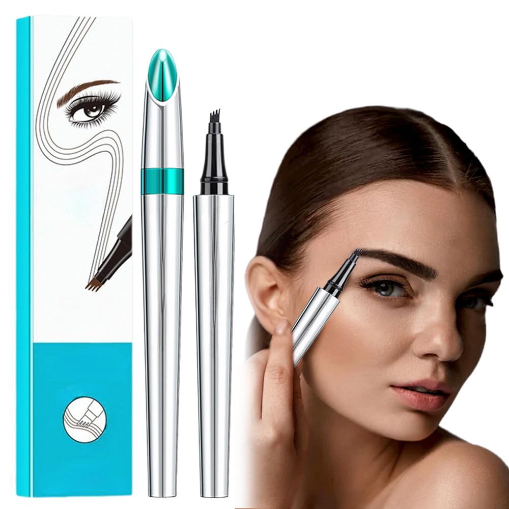 Олівець для брів 3D Magic Microblading з 4-ма вилочковими наконечниками Водостійкий Чорний, фото №1 Олівець для брів 3D Magic Microblading з 4-ма вилочковими наконечниками Водостійкий Чорний, фото №1