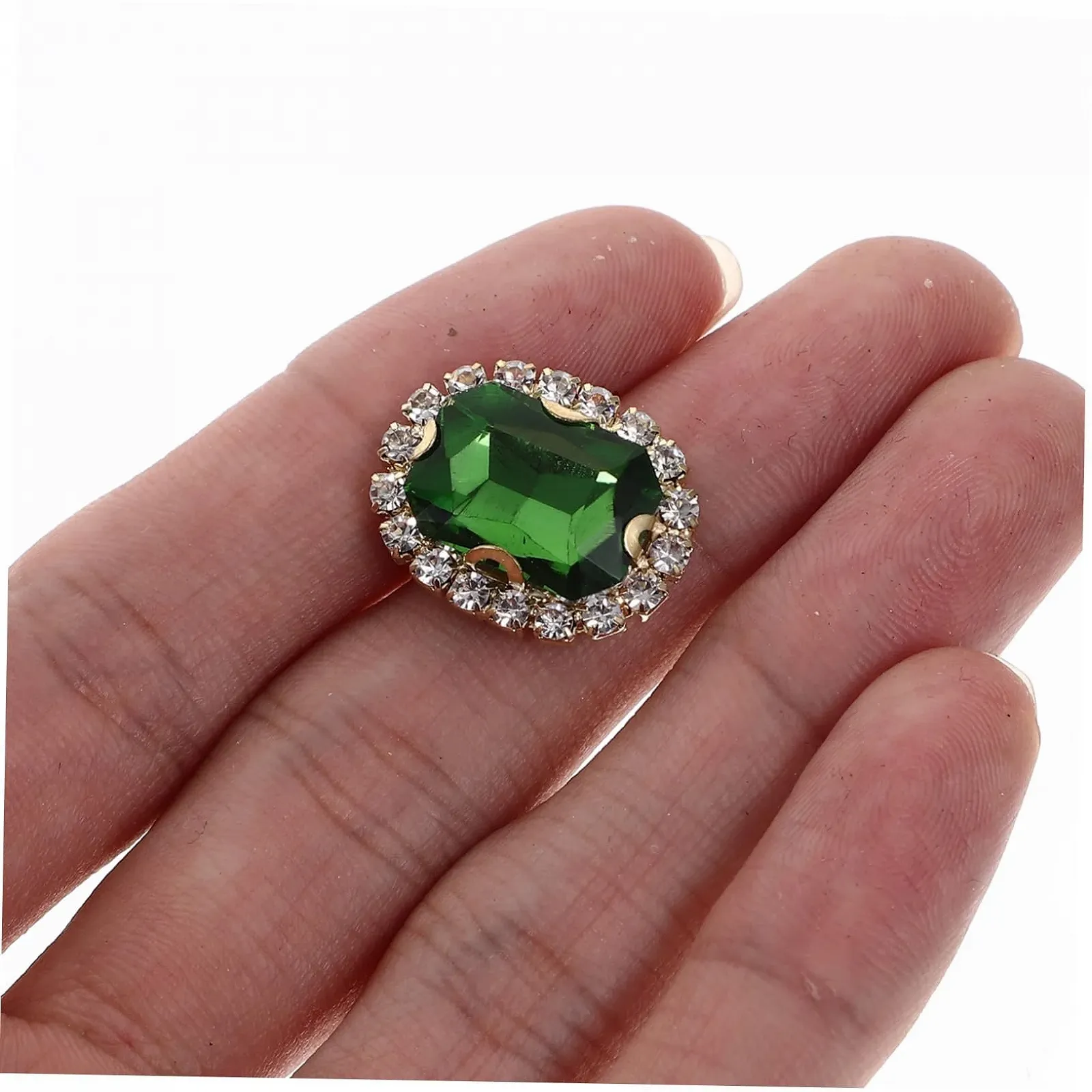 Стрази Пришивні 20 шт. для одягу та декору, Яскраві кольори, фото №6