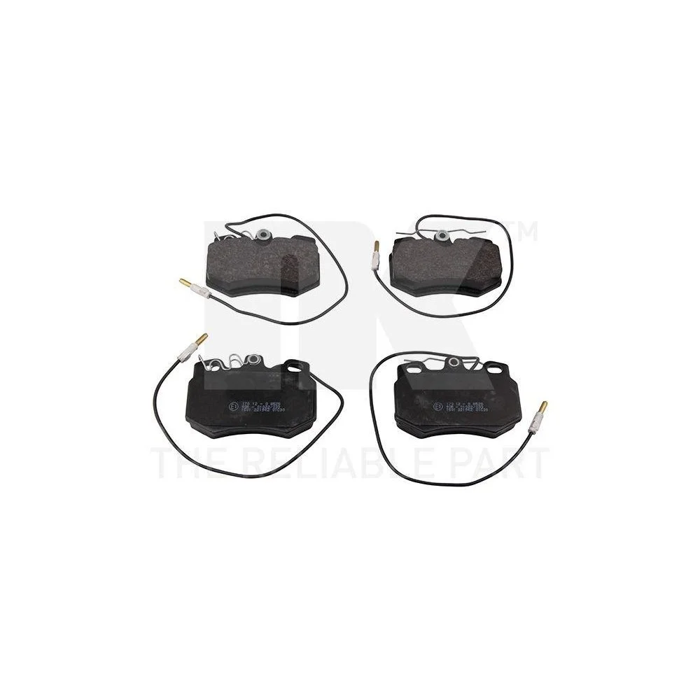 Комплект гальмівних колодок, дискове гальмо NK 221942 Передня вісь для CITROËN, фото №1 Комплект гальмівних колодок, дискове гальмо NK 221942 Передня вісь для CITROËN, фото №1