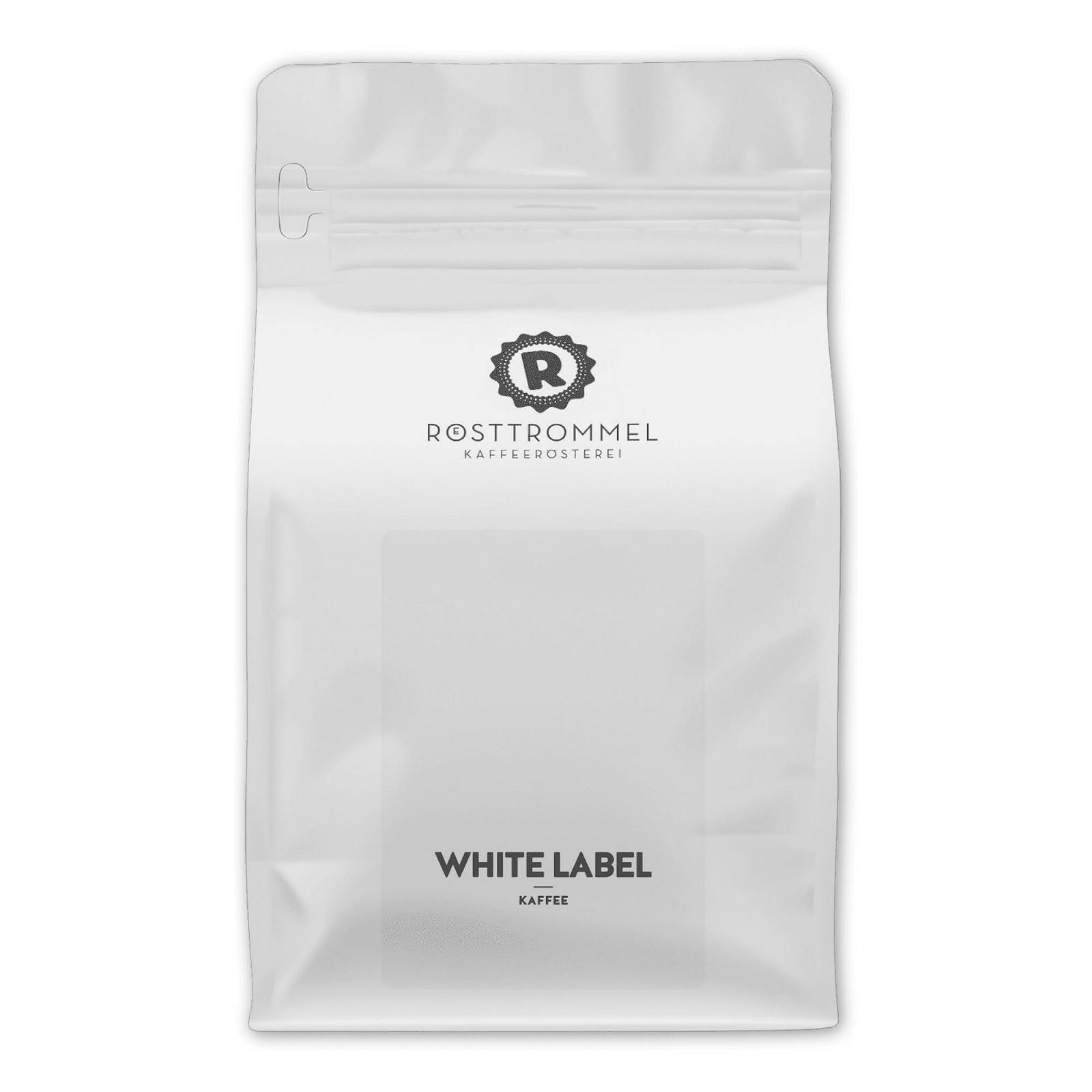 Кава в зернах White Label Special Blend Roasting Drum 1 кг, 100% арабіка, обсмажування 4.5/10, Бразилія, смак: середня міцність, горіх, шоколад, фото №1