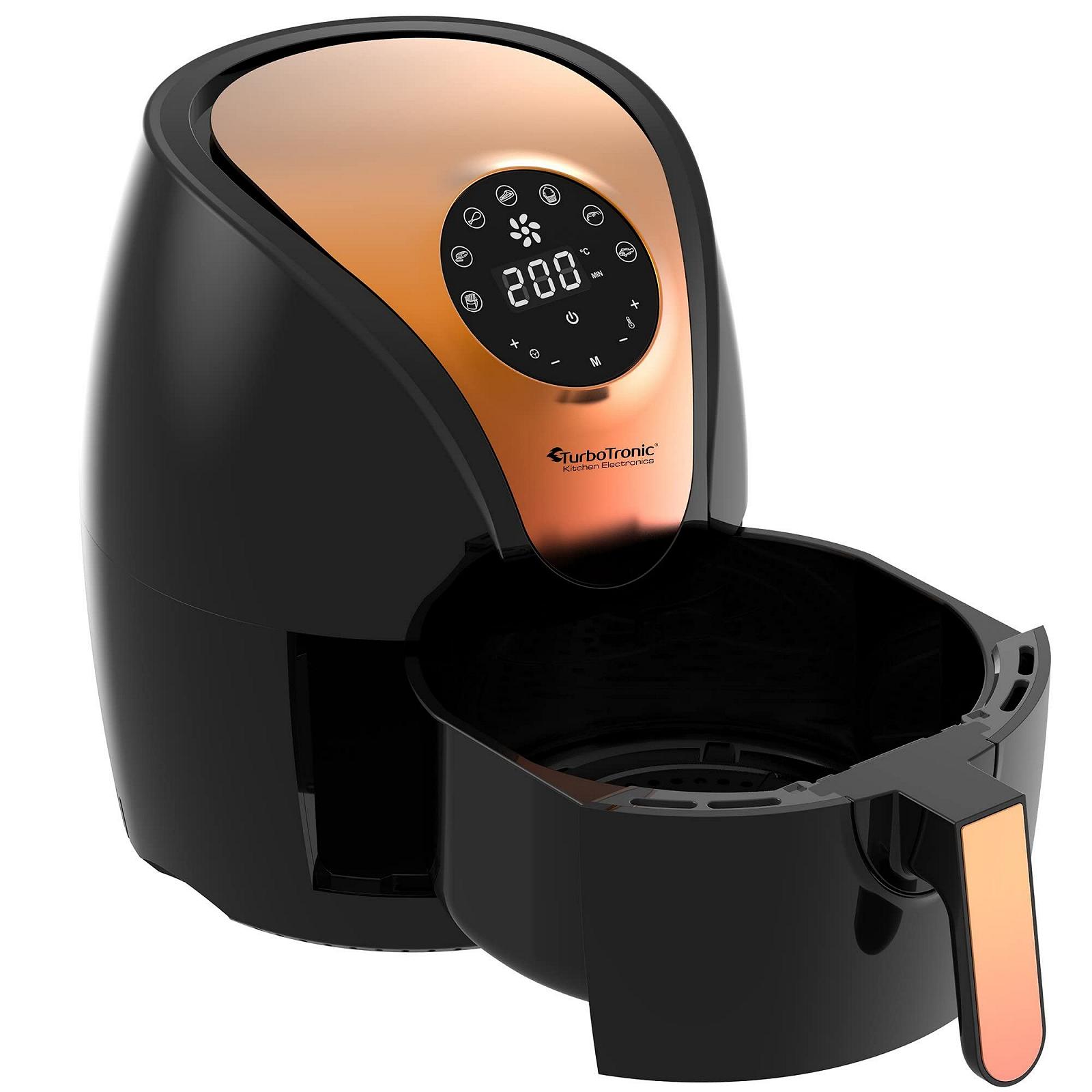 Цифрова Мультипіч TurboTronic 3.5 л 1200 Вт LED 50-200 °C Retro Design Чорна, фото №8