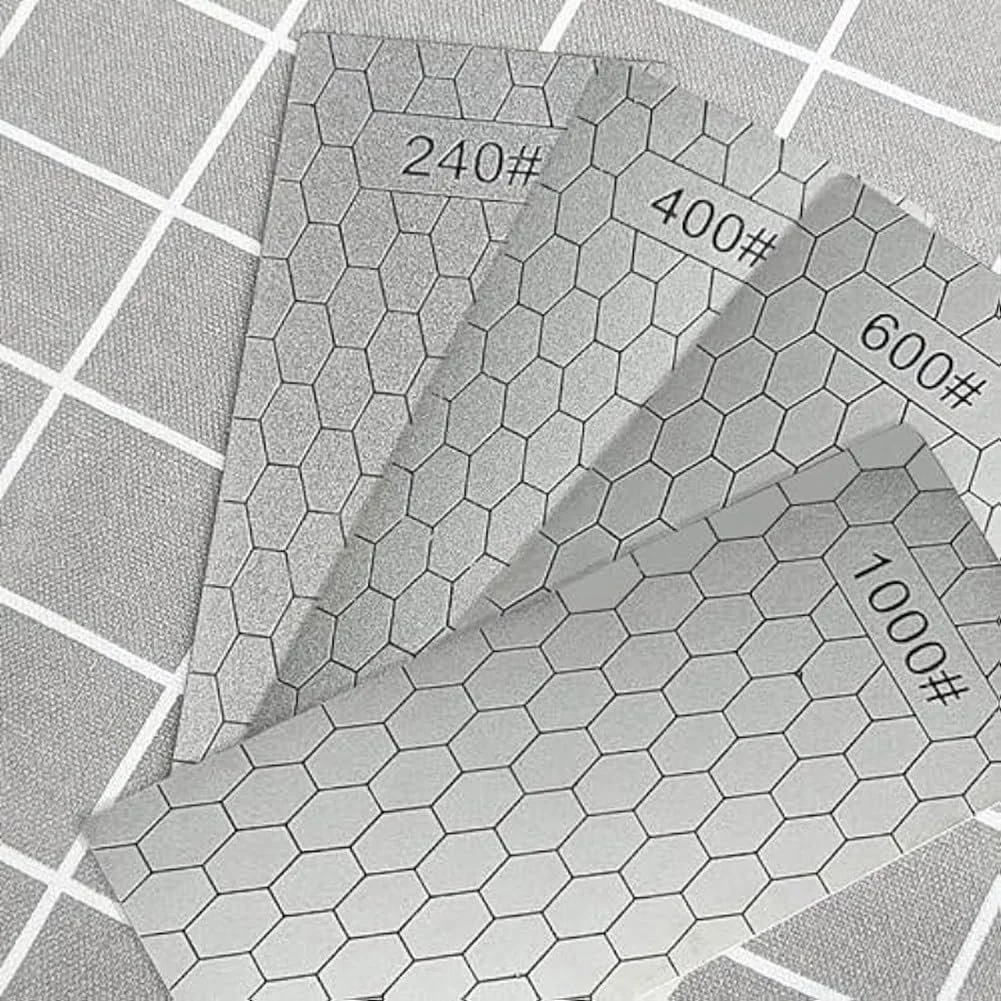 Набір алмазних точильних каменів 240/400/600/800/1000/1500/2000/3000 Grit з направляючою кута, фото №4