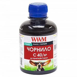 Чернила для Canon PIXMA MP220 WWM C40 Black 200г C40/BP Чернила для Canon PIXMA MP220 WWM C40 Black 200г C40/BP