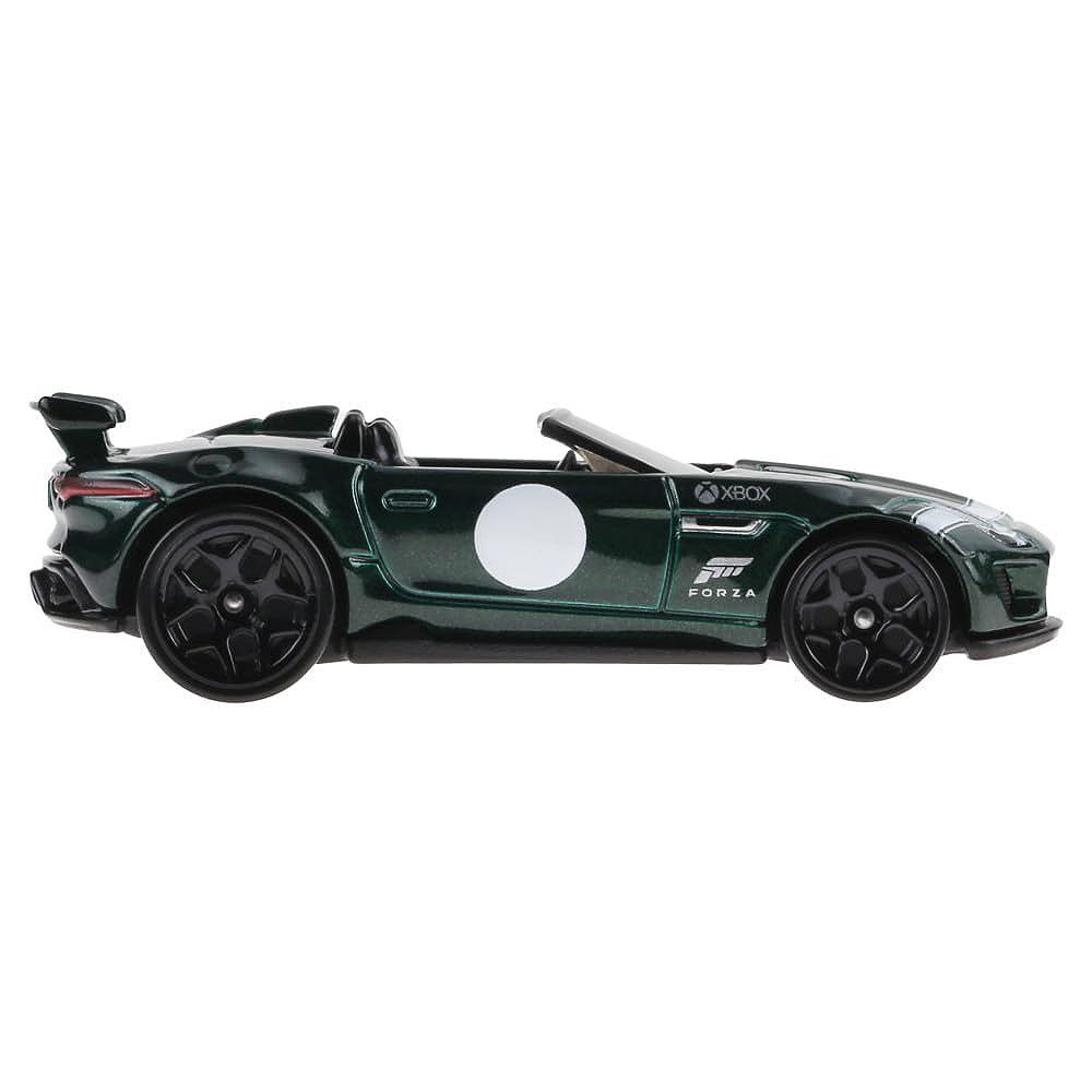 Модель Hot Wheels Forza Horizon '15 Jaguar F-Type Project 7 Масштаб 1:64 Довжина 7 см HLK27, фото №2