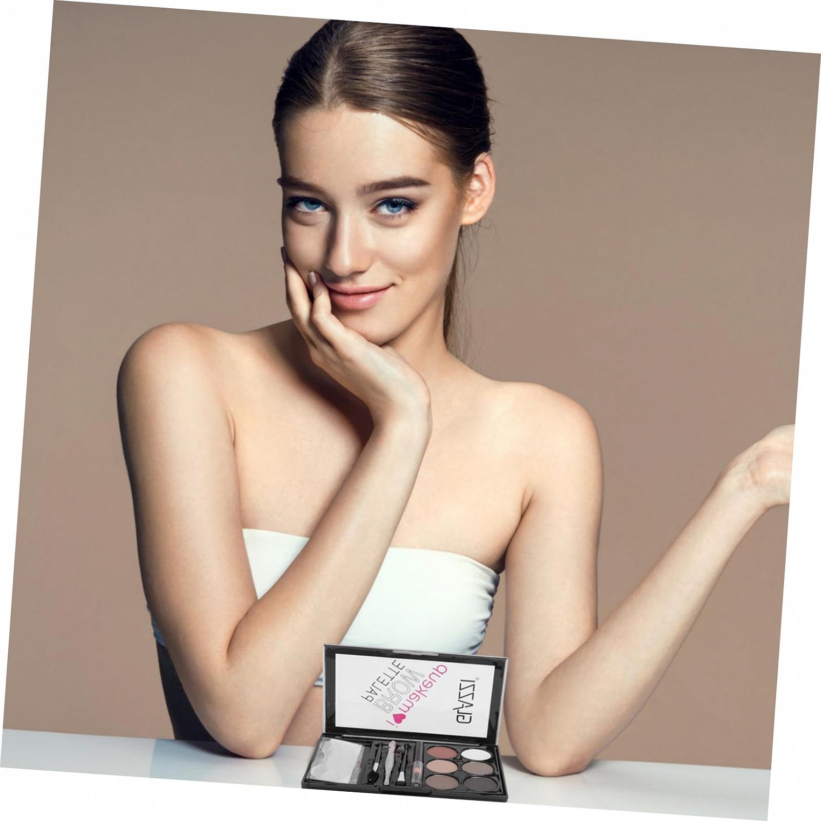 Набір Minkissy 2 Sets Eyebrow Powder Set Six Colours, фото №6