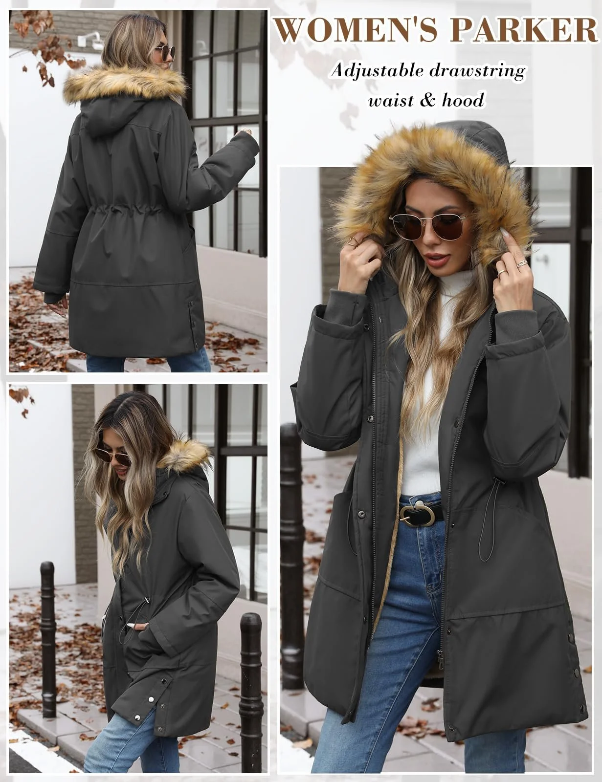 Жіноча зимова парка Vijamiy Тепла, фото №4