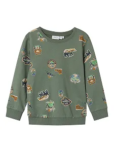 Толстовка NAME IT для хлопчиків Nmmnenno LS SWE Bru Pb - Фото 1