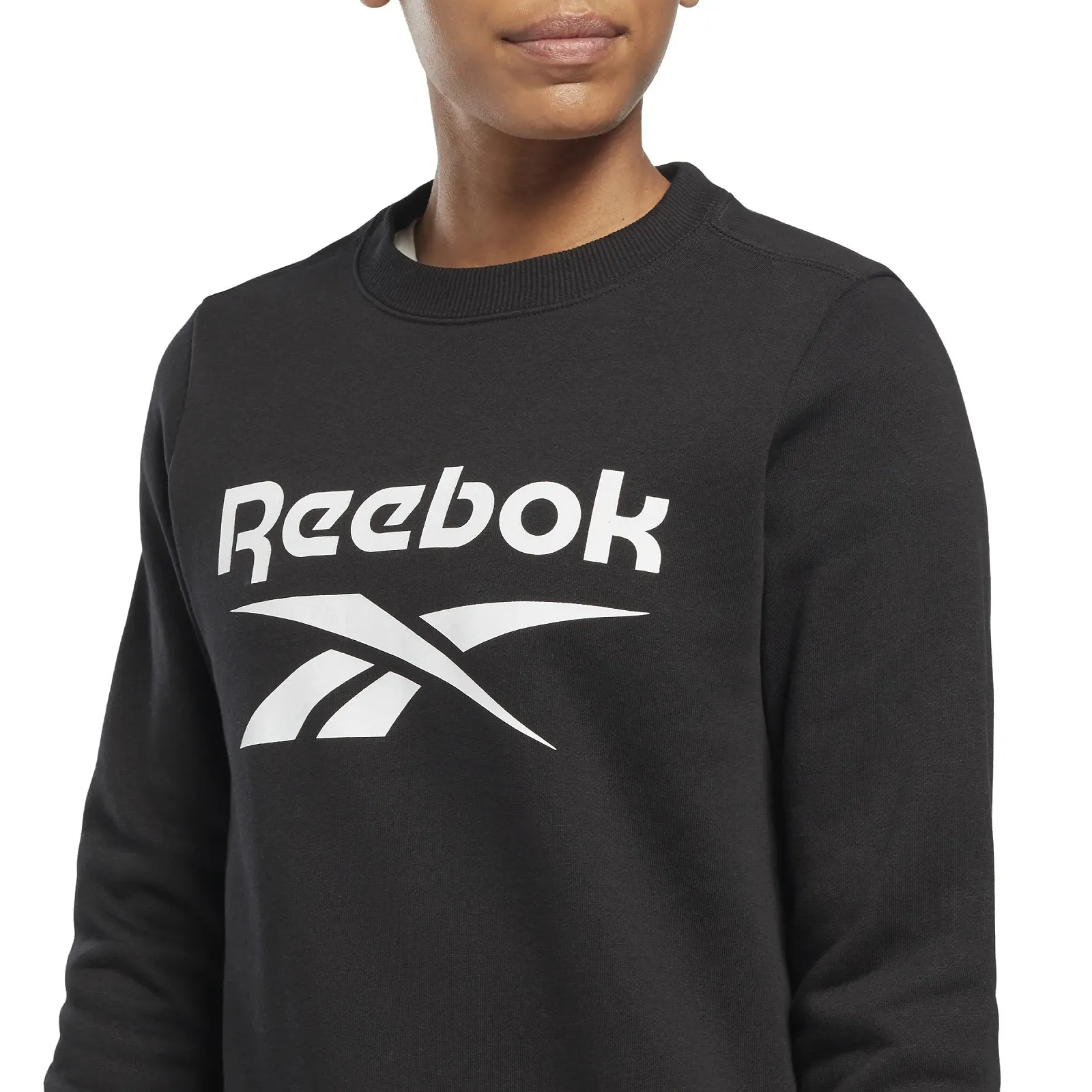 Тренировочный свитшот Reebok Identity Big Logo Fleece Crew (Long SL.), фото №3