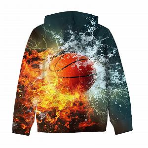 Толстовка Generisch С графическим принтом Длинный рукав Повседневная мягкая флисовая куртка с карманом для детей и подростков Для активного отдыха и повседневной носки synthetic.ua - Фото 1