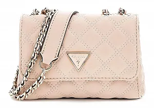 Сумка через плече GUESS Giully Mini 2 Compartment Convertible Flap XS Світло-бежевий - Фото 1