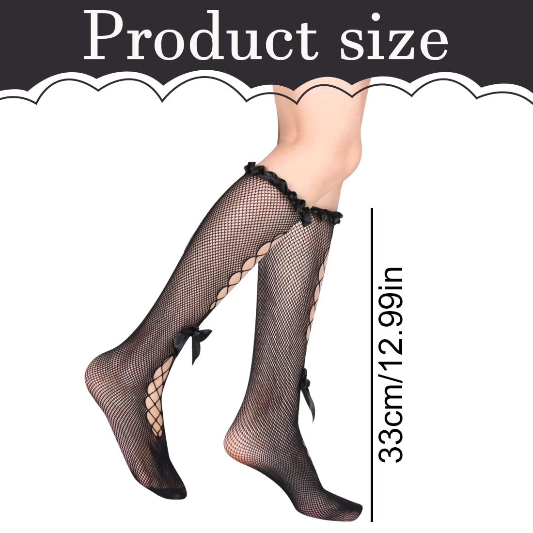 Елегантні жіночі костюмні панчохи до коліна Dirndl, в'язані гачком, фото №2