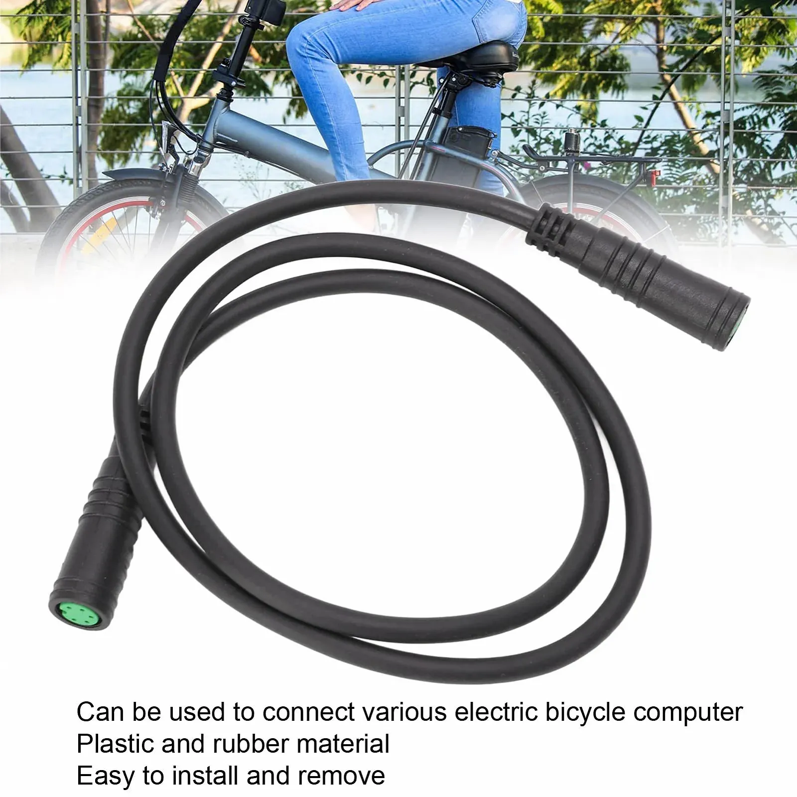 Удлинитель кабеля для электровелосипеда E Bike 5-Pin Waterproof, фото №4