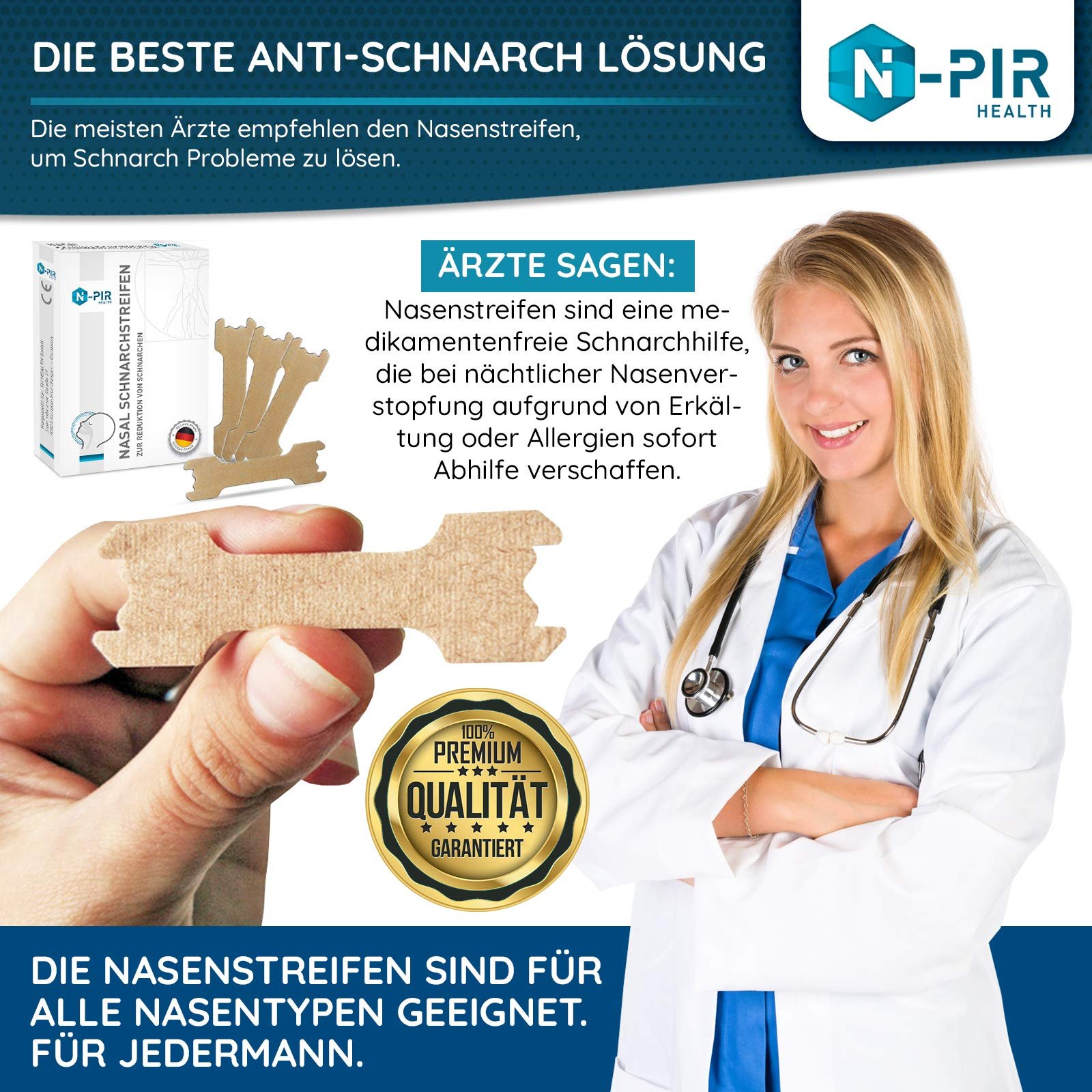 Пластирі для носа Проти хропіння, упаковка 30 штук, фото №3 Пластирі для носа Проти хропіння, упаковка 30 штук, фото №3