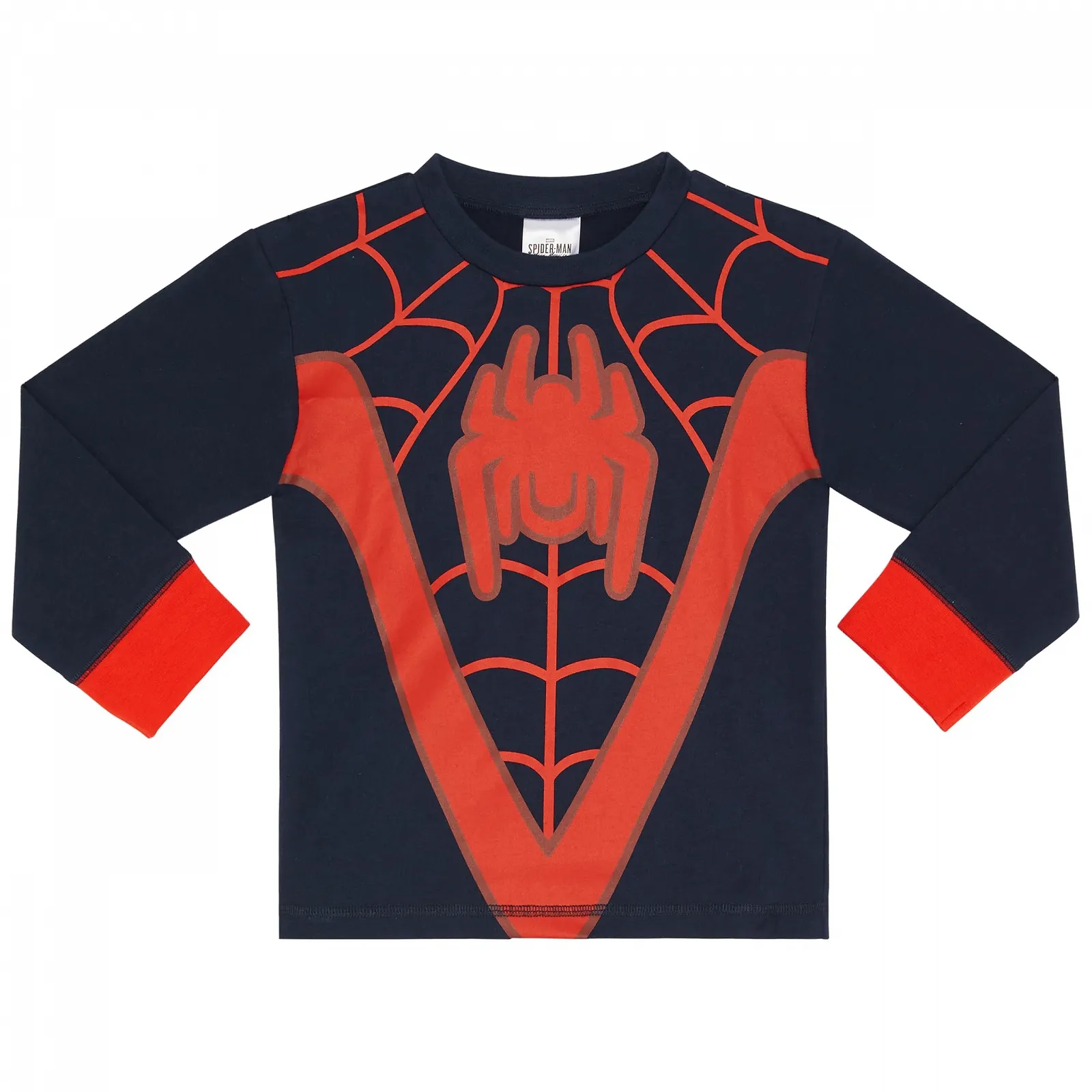 Пижама Человек-паук Майлз Моралес для мальчиков с длинными рукавами, фото №2