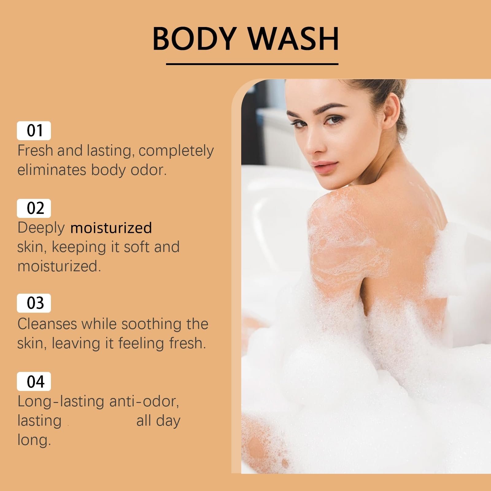 Гель для душу Persimmon Natural Deep Cleansing Odour Control Moisturising Fresh Fragrance 2 штуки, фото №2