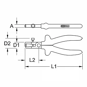 Стриппер KS Tools Classic 117.1713 1000 В 11 мм synthetic.ua - Фото 1