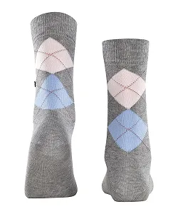 Носки Burlington Covent Garden W SO Хлопковые Узорчатые, 1 пара, Cерый (Anthracite 3629), 36-41, Cерый (anthracite 3629) synthetic.ua - Фото 1