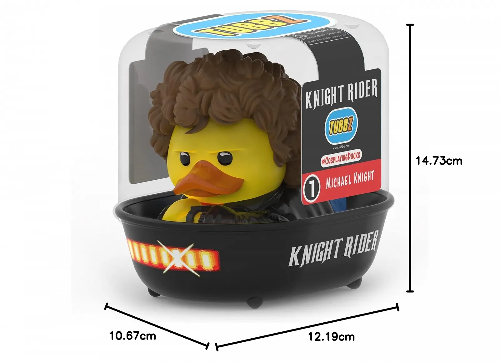 Колекційна вінілова фігурка-качка TUBBZ Knight Rider Michael Knight, фото №8