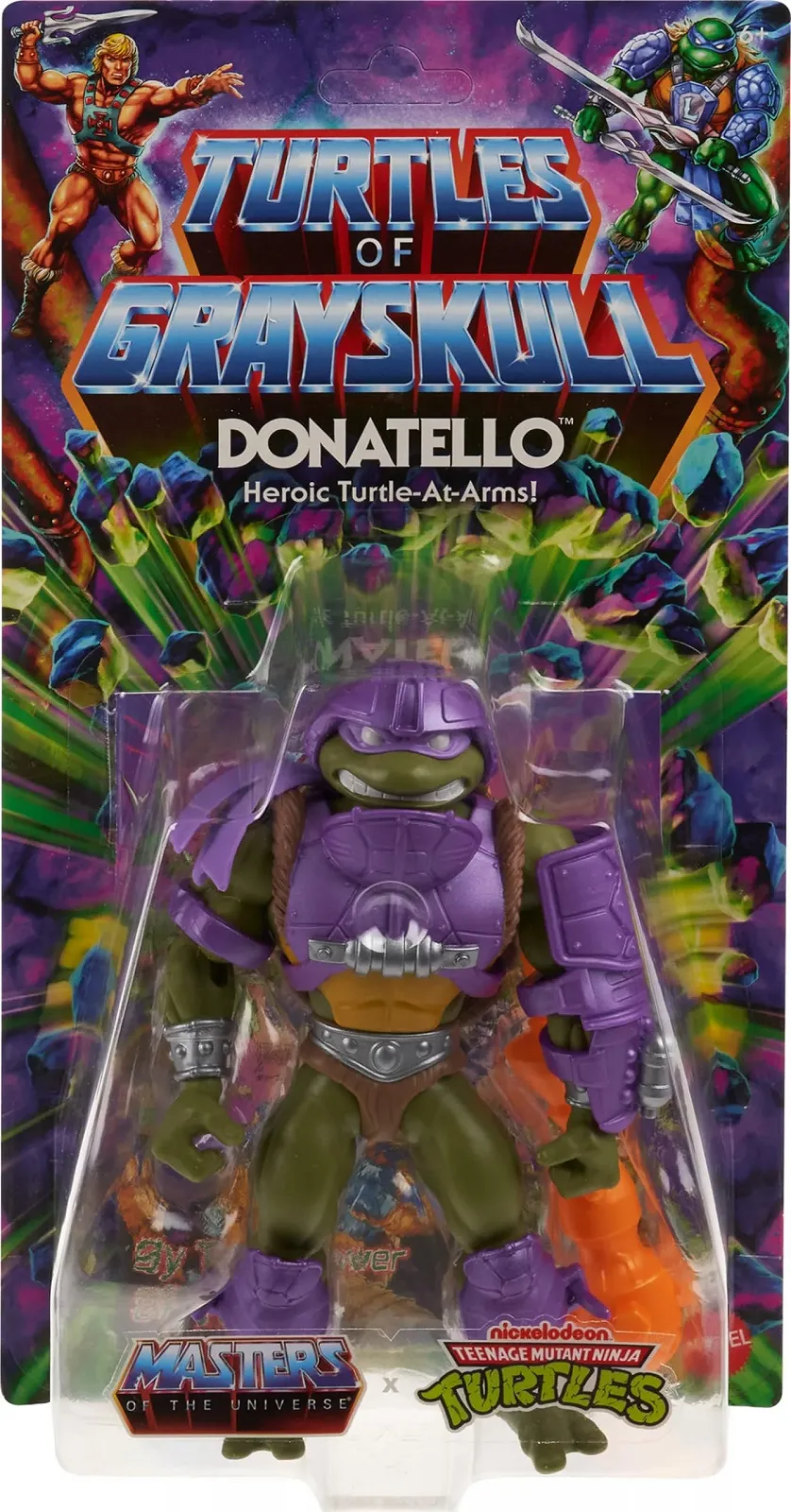Фігурка Masters of the Universe Origins Teenage Mutant Ninja Turtles Donatello Turtles of Grayskull 14 см, фото №2