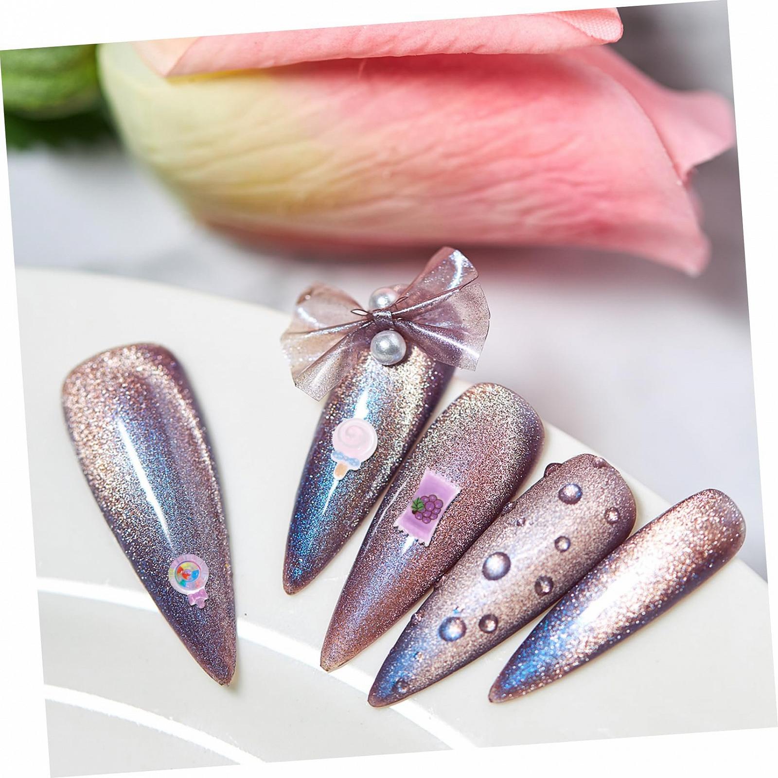 Подвески для ногтей Mikinona 40 шт, конфеты, прочные, легкие украшения для ногтей, аксессуары для ногтей для женщин и маникюра, фото №3