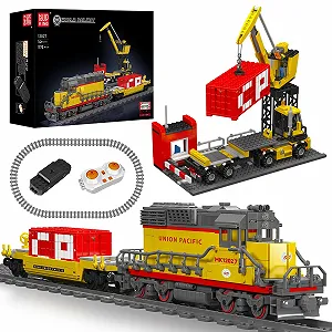 Конструктор Поезд Mould King Technical SD40-2 Дизельный Локомотив 12027 - Фото 1