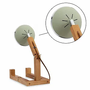 Настільна лампа Mr Wattson Handmade Adjustable LED 15.5 x 18-40 см Desert Green synthetic.ua - Фото 1