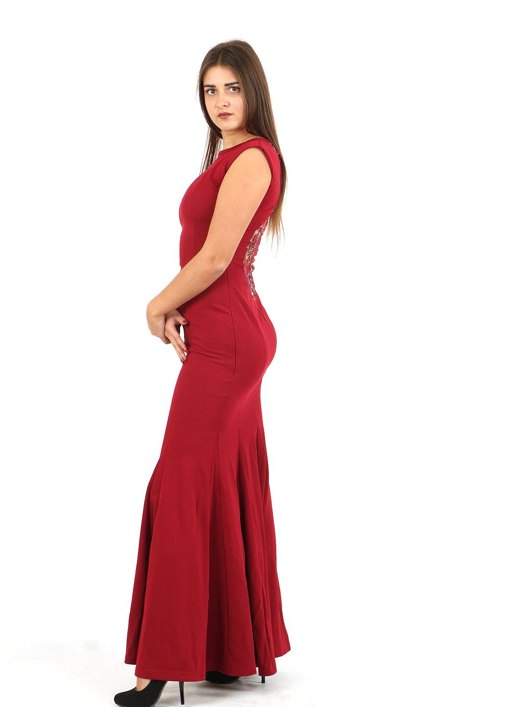 Платье Enna Levoni S Бордовый (ND-13737-Bordo), фото №5