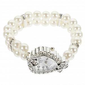 Браслет Жіночий Годинник Faux Pearl Кварц Перламутровий Білий - Фото 1