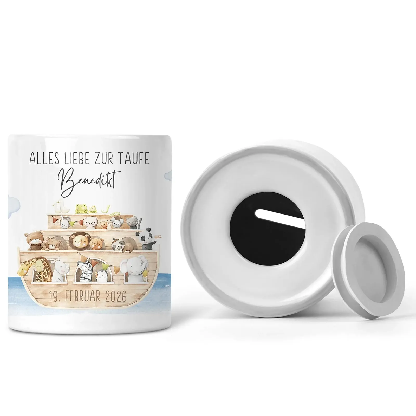 Скарбничка Noah's Ark Керамічна, персоналізована, фото №6