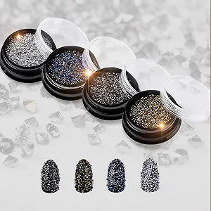 Стразы для ногтей Glitzernagel разноцветные - Фото 1