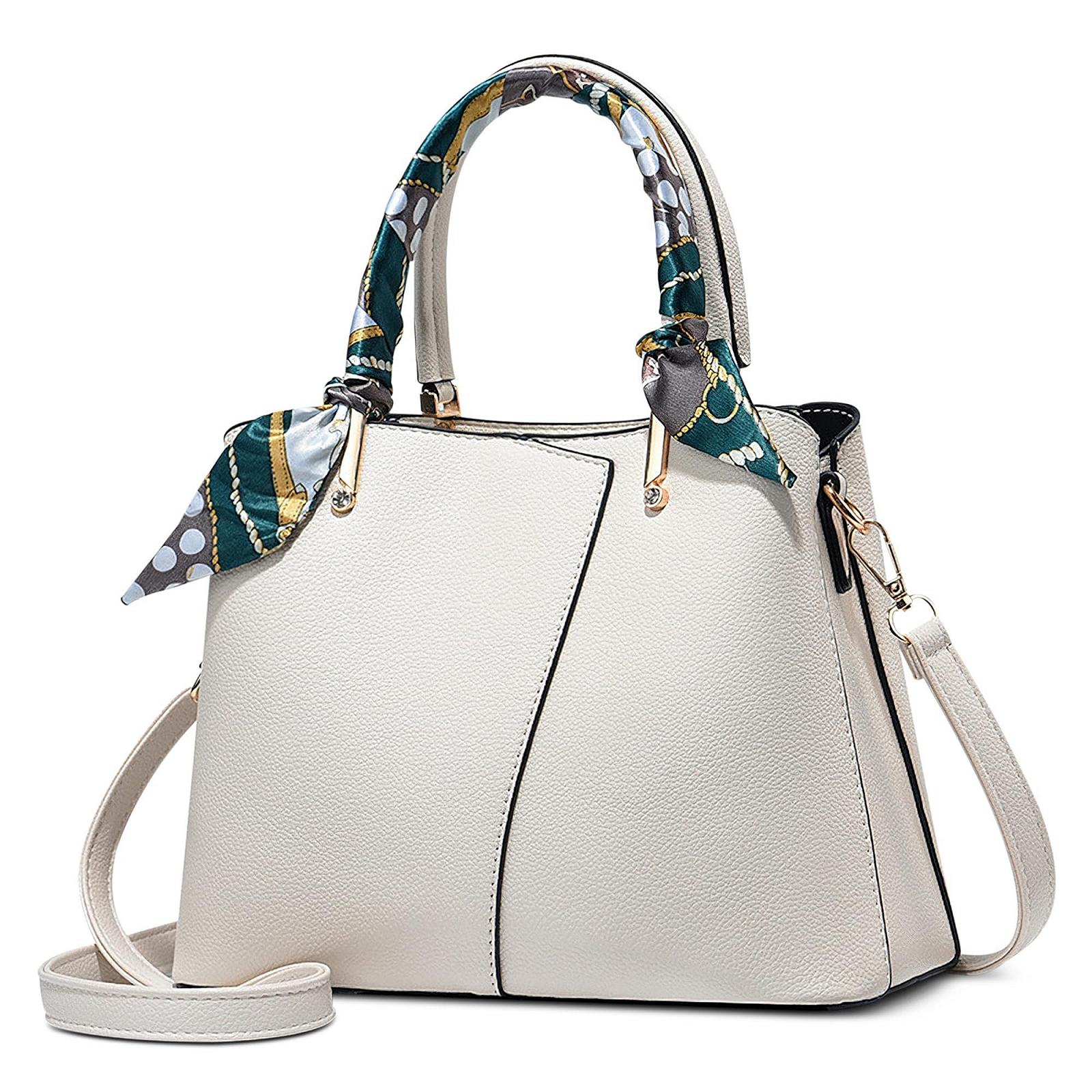 Сумка с верхней ручкой FOLOVEYA, PU кожа, белая, фото №1