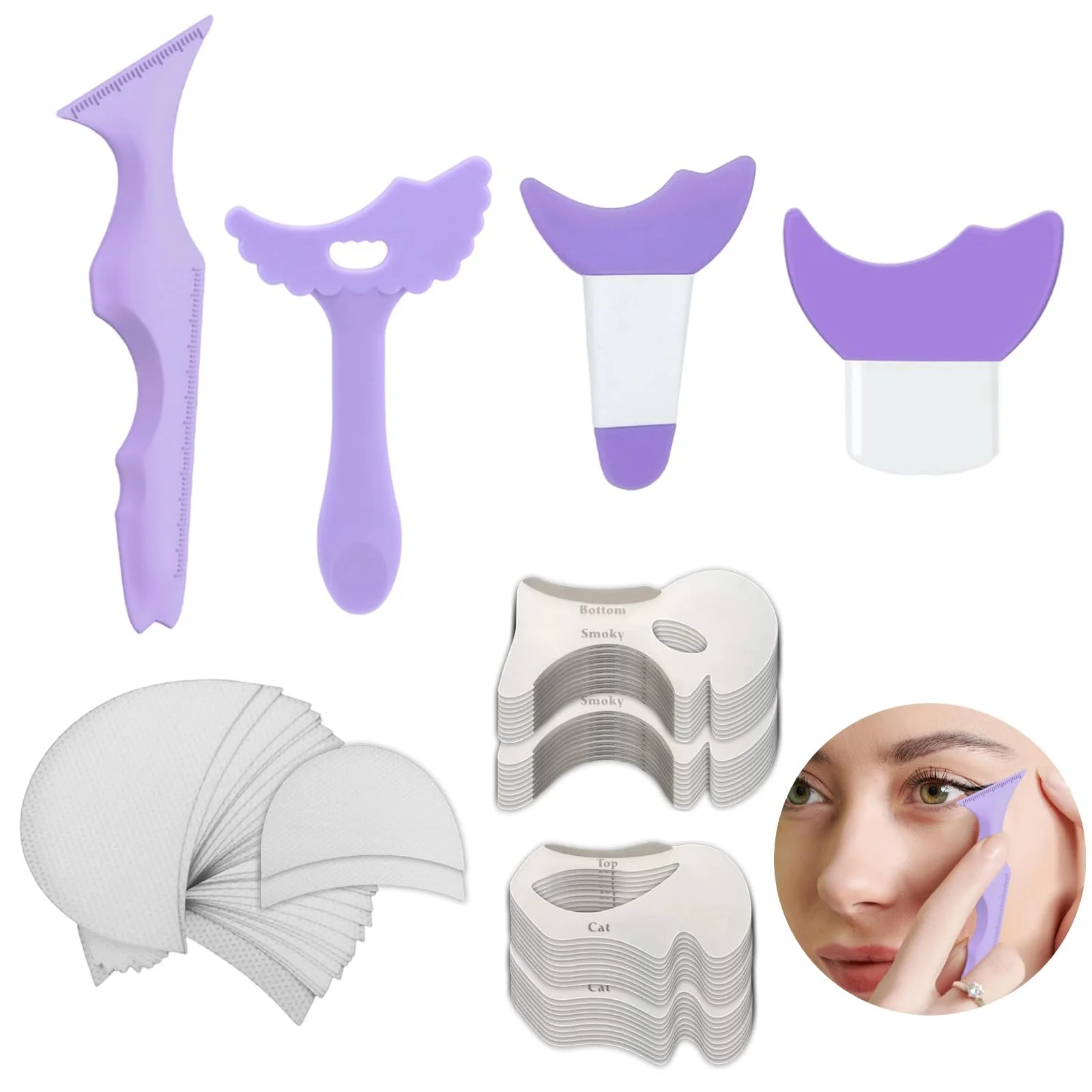 Набор Шаблоны для подводки многофункциональный, фото №1 Набор Шаблоны для подводки многофункциональный, фото №1