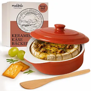 Каструля Muldale Camembert Casserole Dish для сиру камамбер та брі, з кришкою - Фото 1
