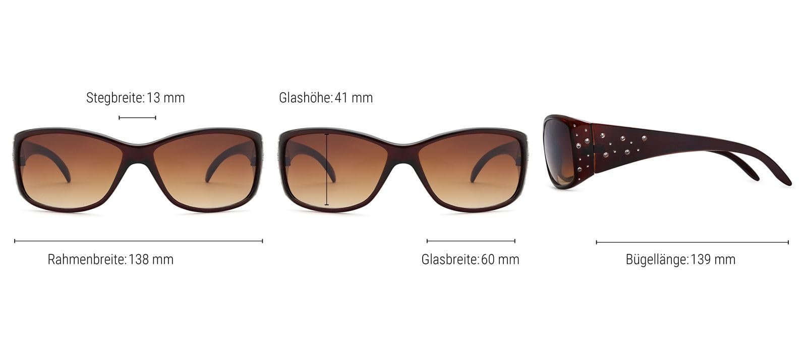 Сонцезахисні окуляри styleBreaker Жіночі Форма метелик з Rhinestones і Gradient Tint 09020055, фото №6