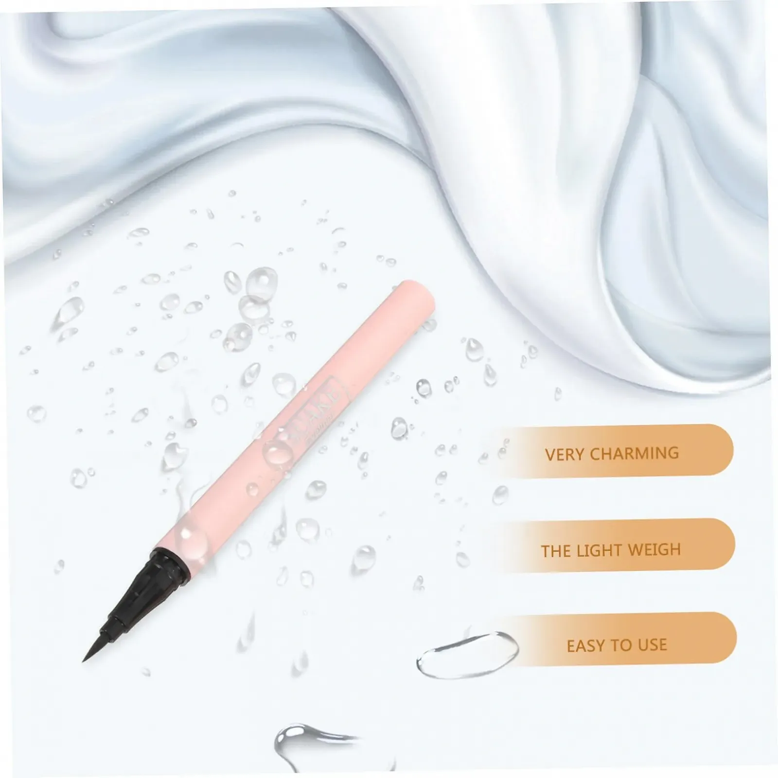 Подводка для глаз Angoily 2St черный жидкий, фото №5